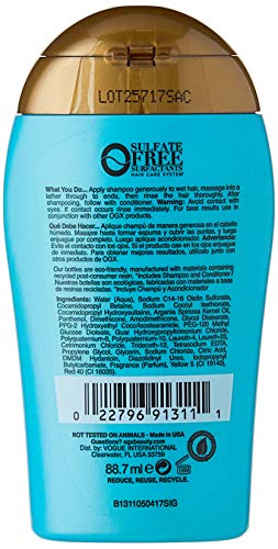 OGX Renewing + Arganovo ulje marokanskog šampona, probne veličine 3 unce