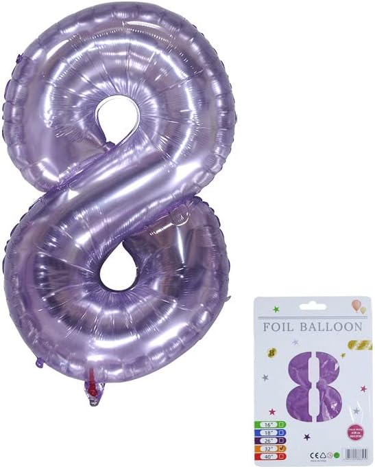 32-inčni papirni karton Jelly Crystal ljubičasta neovisna ambalaža 0-9 digitalni balon rođendan zabava Svečana