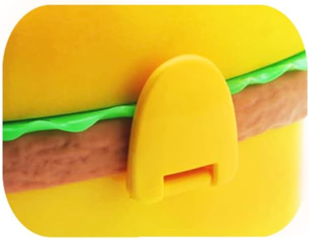 Bandal & Neoul Burger Pal kutija za ručak 3 sloja Bento kutija za svakodnevni ručak-odlična novost za djecu,