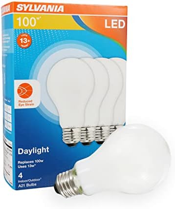 LEDVANCE Sylvania smanjena napetost očiju A21 LED sijalica, 100W = 15W, 13 godina, zatamnjiva, mat, 5000K, dnevna