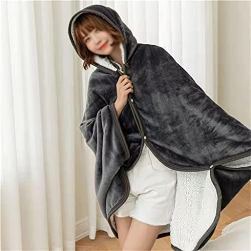 Cujux topla zimska TV prekrivač s prekrivačem za nošenje zimskog dvostrukog šal lepršavog kapuljače
