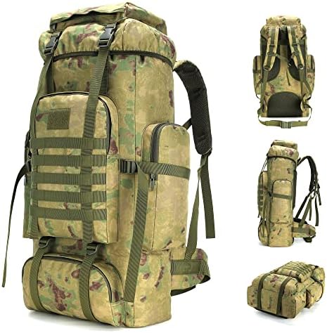 BNMJVJL 70L Pješački ruksak Vojno taktičko kampiranje Podesive vodootporne penjanje sportske torbe