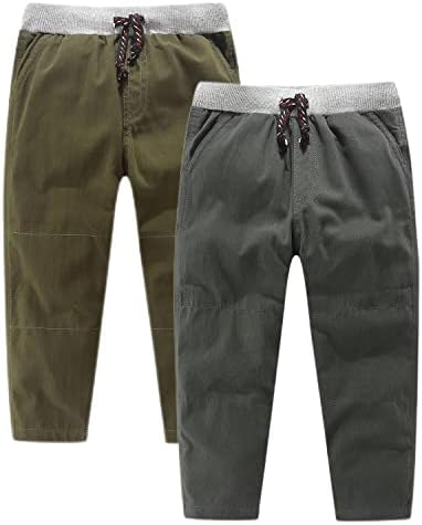Bumeex pamučne pantalone na navlačenje za dječaka od 2 komada 2-9 godina