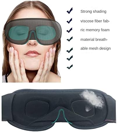 Saxtzds 3D maska ​​za oči prozračna sjenčanja trodimenzionalna maska ​​za oči za oči za oči
