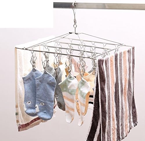 YUMUO vješalica za čarape od nehrđajućeg čelika klip za vješalice za domaćinstvo stalak za sušenje-A
