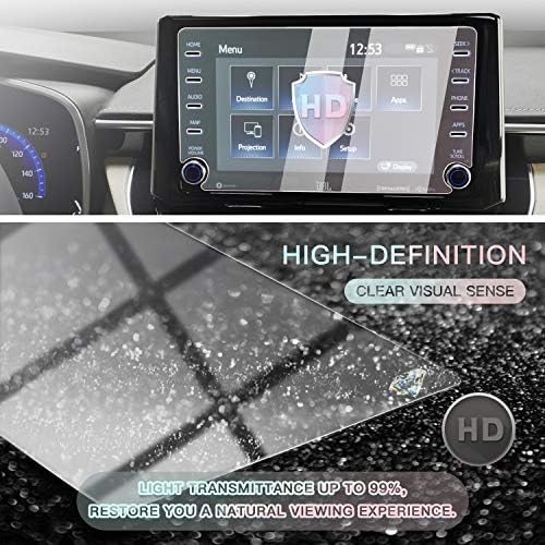CDEFG Zaštita ekrana automobila za kontrolu Centra za navigaciju zaštitnik ekrana za 2019 2020 2021 Corolla