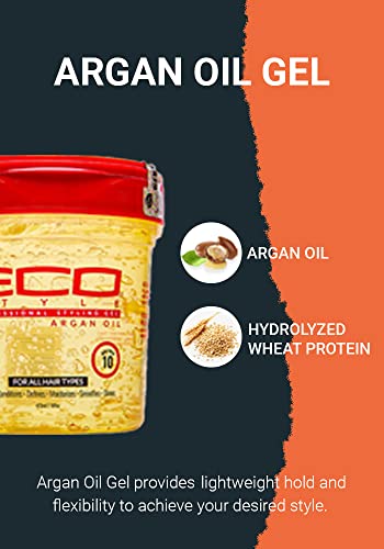 Ecoco Eco style Gel - Arganovo ulje - čisto maslinovo ulje - promoviše zdravu kosu - hrani i