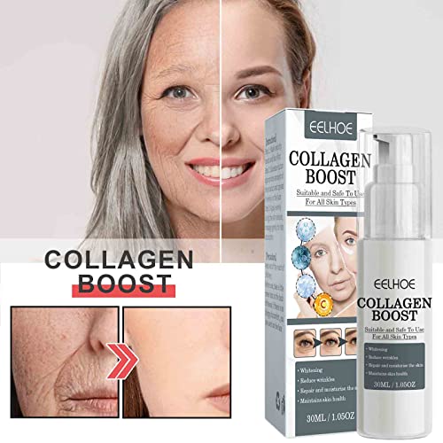 Eelhoe Collagen Boost Serum protiv starenja, Collagen Booster za lice sa hijaluronskom kiselinom, Serum protiv