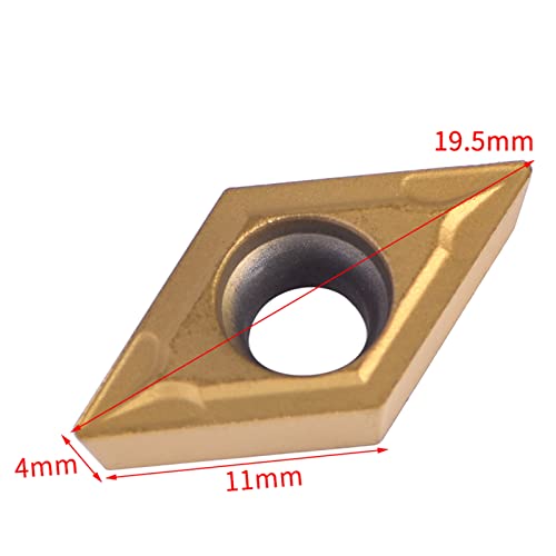 10kom Dcmt11t304 HM YBC251 CNC karbidni vrhovi oštrica umetaka, alat za struganje rezača sa