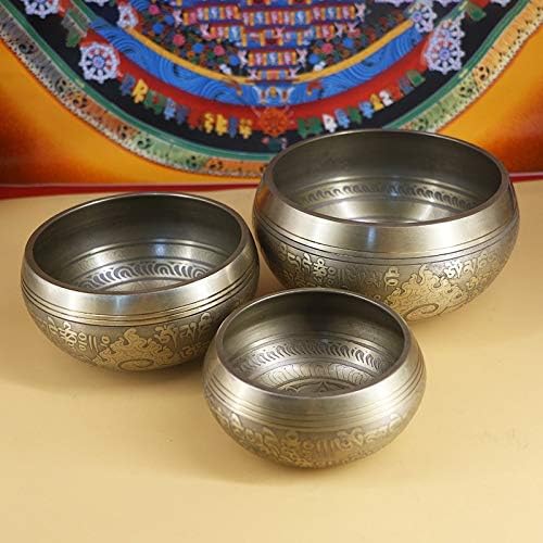 Zamtac ručno rađeni zvona joga Privjesci za medinaciju Bowl Tibetan mauzolej porcelanski poklopac