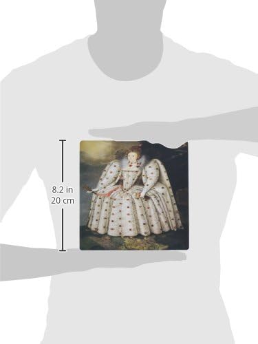 3drose Elizabeth I od Engleske Ditchley podloga za portret-miš, 8 x 8 inča