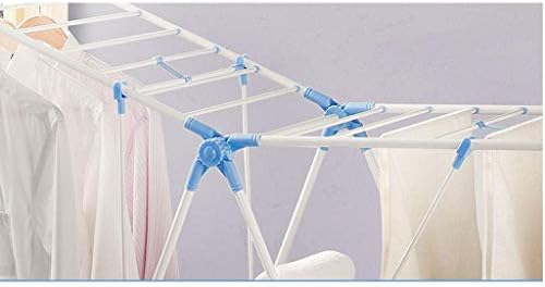 Xyyxdd vješalica za odjeću, praktični stalak za sušenje sklopivi stalak za sušenje podni balkon