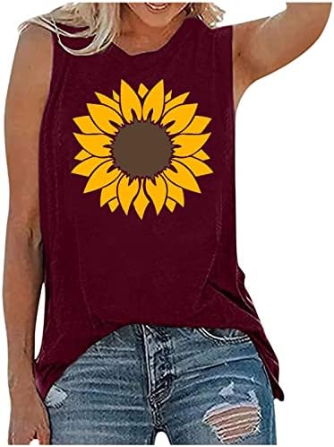 Casual Tshirt žene Ljeto Jesen rukav bez rukava pamuk grafički Cami Camisole tenk bluza prsluk Tshirt za djevojčice