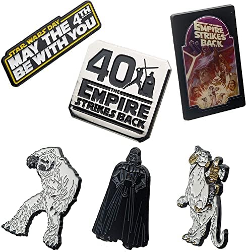 Ratovi zvijezda: Empire Strikes Back 40th Anniversary Set na bazi metala i emajla sa 6 Pina dolazi sa zvanično licenciranom kolekcionarskom kutijom .