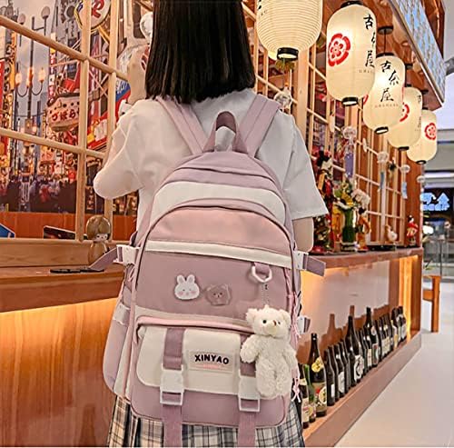 Phaoullzon Kawaii ruksak za djevojčice slatki Anime estetski ruksak za školu Mochilas Para Ninas,