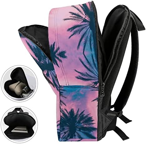 Putni ruksak Hawaii Plum Trees Prints uzorak Daypack torbe za Ležerna ramena sa pretincima za muškarce i žene škola