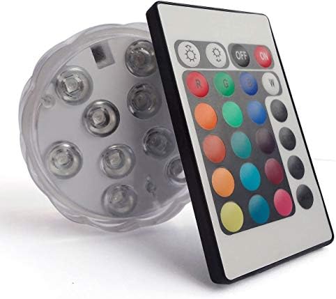 Durawell promjena boje potopna LED svjetla, 16 boja 4 modus baterija upravljana malim LED cvjetnim