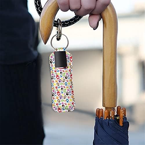 ZOUTAIRONG držač Chapstick rukav torbica obojeni Psi životinje Print 1 kom putni pribor za šminkanje