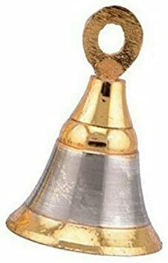 Indienkultur Indian Pooja Soba Bells Pakov od 16 materijala Čvrsti mesing