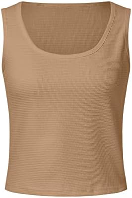 Ženske Tank Tops Ljetne Majice Majice Bez Rukava Casual Tunika Labave Bluze Vježba T-Shirt Trening Tops