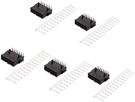 X-DREE 5 postavlja dvostruki red 3.0 mm 14p muško stanovanje Crimp Terminal konektor zaglavlje savijen(5 Set Connettore maschio crimpato po connettore maschio a doppia 3.0 mm 14p Piegato