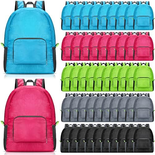 Eccliy 50 paketa ruksaka u rasutom stanju 17 inča stražnji paket za dječake djevojčice Osnovni ruksak lagani Studentski školski Paketi za putovanja na otvorenom