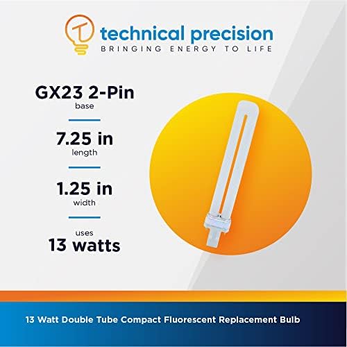 Tehnička preciznost 13W kompaktna fluorescentna 2-pinska Gx23 osnovna zamjena CFL za GE F13BX/SPX27