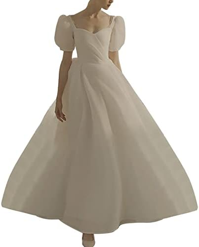 Ethia All Party haljina Ženska šifon Vjenčanice s kratkim rukavima Backeless Večernje haljine za žene