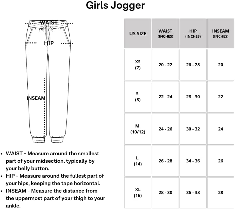Real Essentials 3 Pakovanje: Girls 'Fleece Joggers Mekani aktivni performanse Ležerne duge