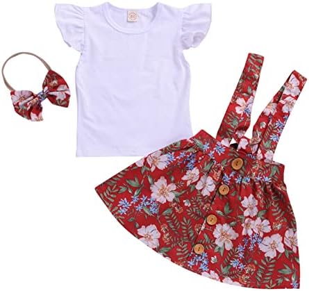 Gornji dio i dukseri za djecu od novorođenčadi za djecu od novorođenčadi cvjetni jesen Valentinovo Print s dugim rukavima ROMPER BOSYDUSE haljine haljine odjeća