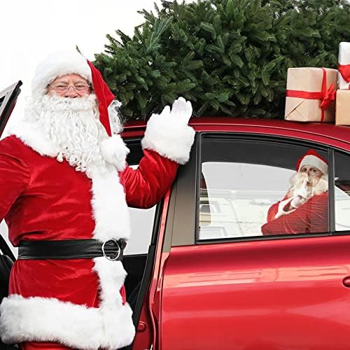 Fotografija Fotografija rekviziti Santa poluprozirni naljepnice za prozir automobila Božićni automobil naljepnice za odmor Samostojeći papir