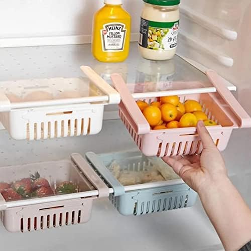 IPQYIHF 2 pakovanja stalak za čuvanje frižidera na uvlačenje, Organizator fioka za frižider, kutija