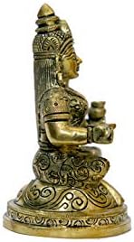 Bharat Haat Annapurna Goddess Završna mesinga Kolekcionarski rukotvorina Art BH06704