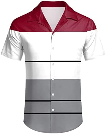 2023 Novi muškarci Ležerne prilike kratkog rukava Summer Shortwn vrat 3D tiskane majice Modne top bluze