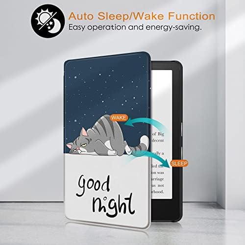 Slučaj za sve-novi Kindle, najtanji& lagani Meki fleksibilni TPU stražnji poklopac, Auto Sleep / Wake