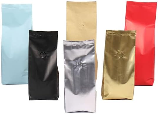 100kom boja aluminijska folija organ torba kafa mlijeko čaj prah čaj vrećice za pakovanje veliki otvoreni top topline pečat torbica Airless valve