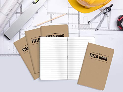 Elan Publishing Elan-FN-003a field Notebook, 3.5 x 5.5, Lined Memo Book, Kraft