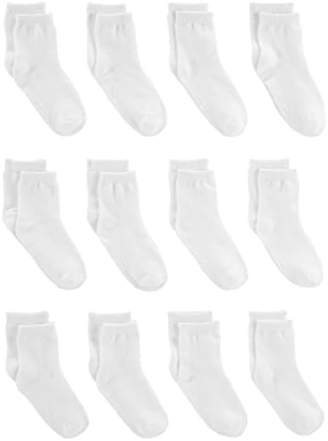 Jednostavne radosti od strane Carterovih uniseksnih mališana i čarapa za posade za bebe, 12 parova
