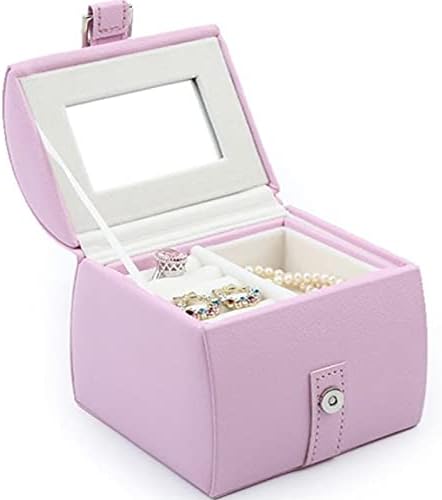 Kutija za nakit Jednostavni dvosložni nakit za odlaganje nakita Veliki kapaciteti Naušnice za prstenje