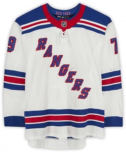 K'Andre Miller New York Rangers Rabljeni 79 Bijeli set 3 dres nošen tokom igara igranih između