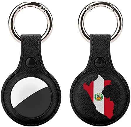 Peru Zastava karta TPU slučaj za AirTag sa privjesak za ključeve zaštitni poklopac Air Tag Finder Tracker pribor Držač za ključeve ruksak kućne ljubimce prtljagu