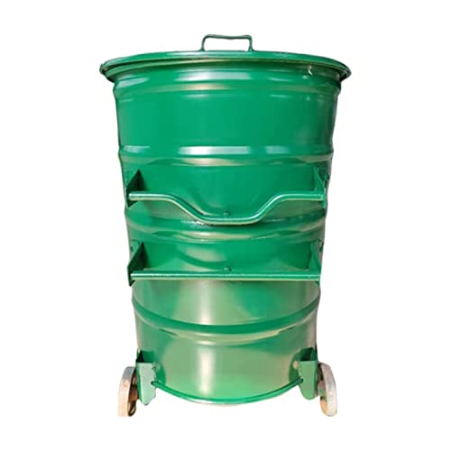 Siswim Vanjski smeće može velika kapaciteta željezno smeće 360l velika dnevna prikolica za sanitarnu