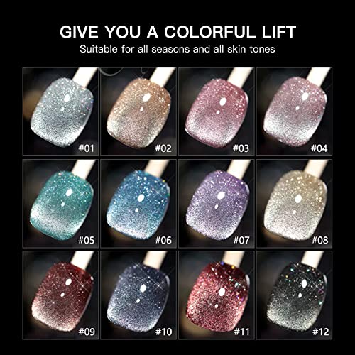 JuuGue Set Gel lakova za nokte-serija 6/12 boja popularni Gel lakovi za sva godišnja doba skin