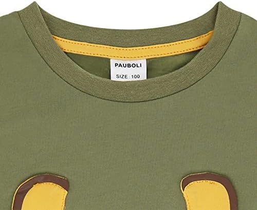 Baby Boys Pamuk Grafička majica kratkih rukava Organska pamučna mala i dječja odjeća Crtani krasi Ters Casual