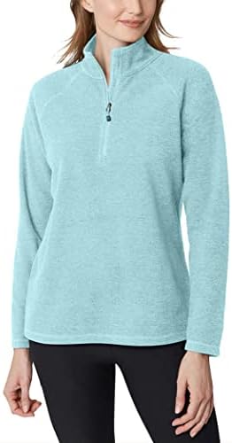 Eddie Bauer Ženska ultra mekana runa 1/4 Zip Dugi pulover s dugim rukavima