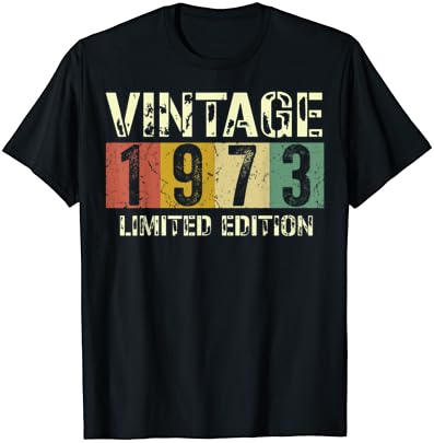 Vintage 50 rođendan dekoracije muškarci 50. BDay 1973 rođendan T-Shirt