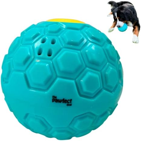Pawfect Ball Ball Toy | Interaktivna puzzle kućna hranilica, izdržljiva gumena dohvaća igračka