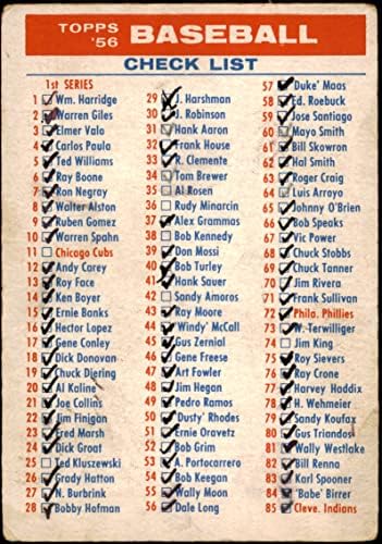 1956. kontrolni popis najboljih popisa 1/3 sajam