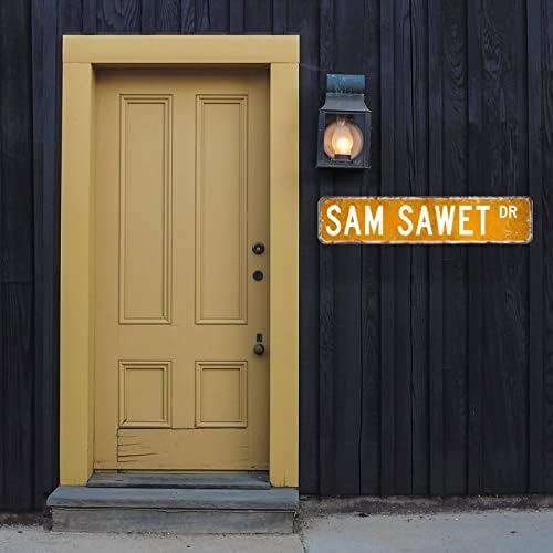 Aroggeld Sam Sawet Sign Sam Sawet Decor Sam Sawet Decor Sam Sawet Lover Metal Sign Custom Street