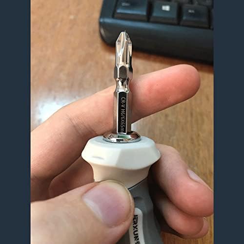 UXZDX dvoglavi Phillips ravni odvijač Magnetic Bits Anti-statički veliki protuklizni gumeni ručka profesionalni